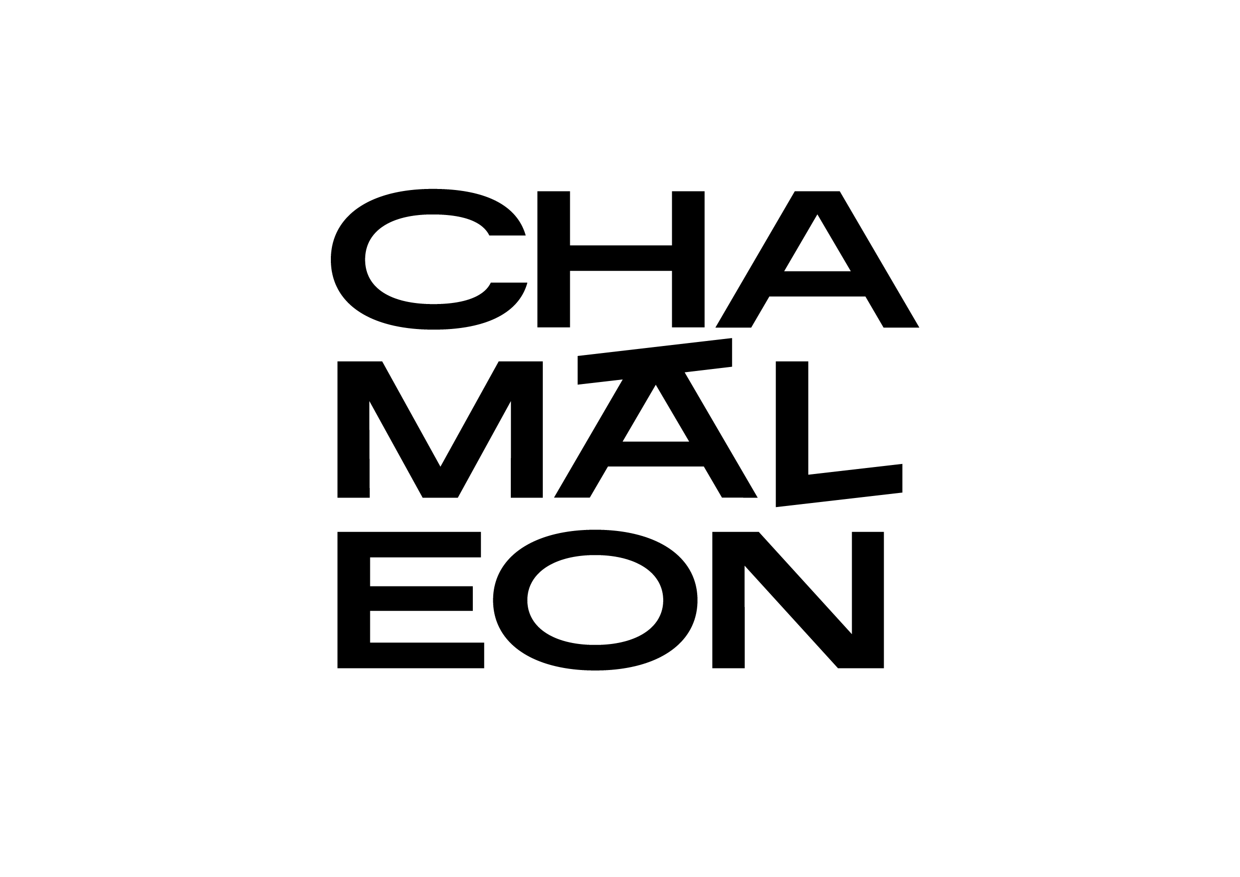 A simple black silhouette of a dog standing on a white background.