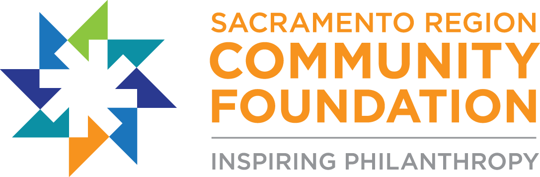 Sacramento Region Community Foundation logo featuring a colorful star design and text.