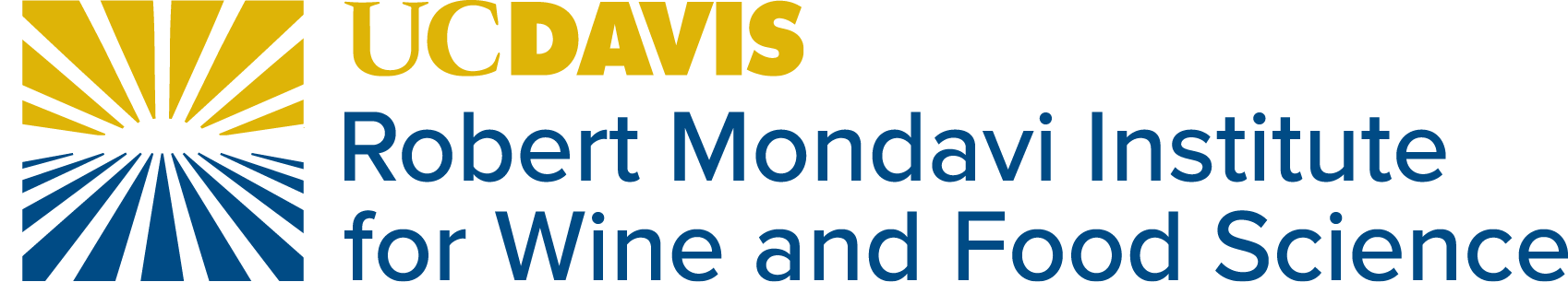 Logo of UC Davis Robert Mondavi Institute for Wine and Food Science.