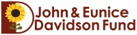 Logo of the John & Eunice Davidson Fund featuring a sunflower and warm colors.