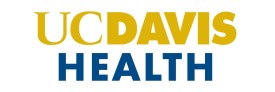 UC Davis Health logo in gold and blue colors.